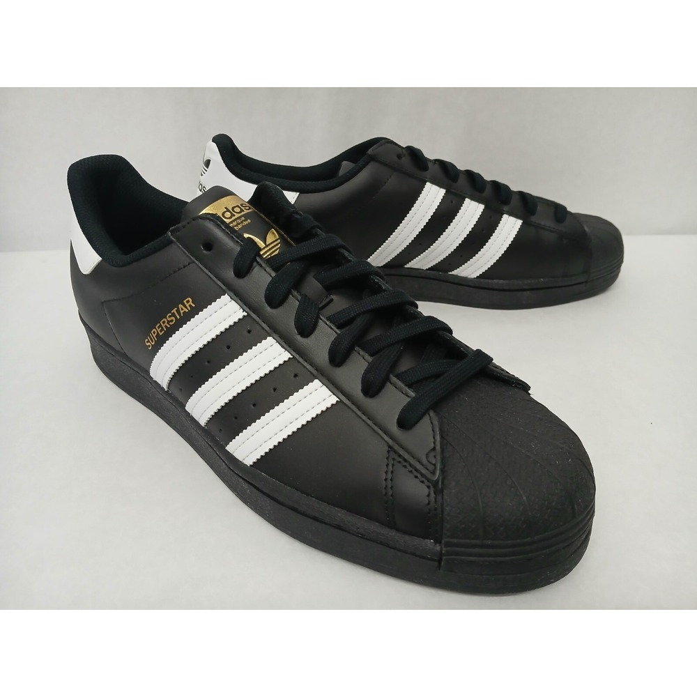 Adidas Originals Men's Superstar Lifestyle shoes EG4959 Black White Sz‎ 11.5